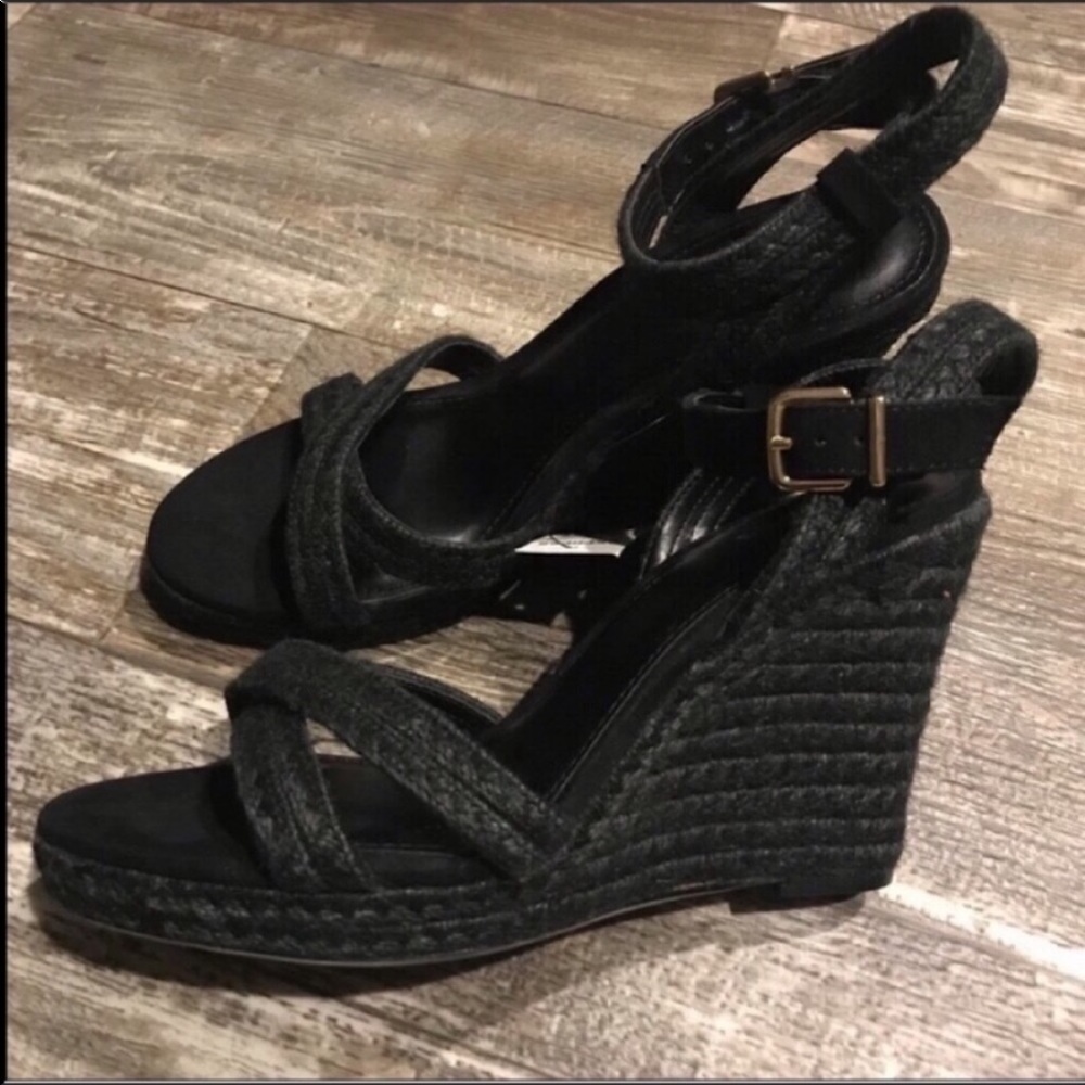 EXPRESS Braided Espadrilles Wedge Heel Size 9